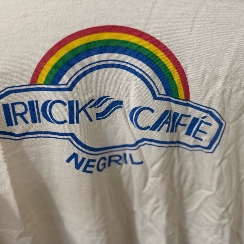 Vintage Rare collectible tshirt Negril Jamaica ricks cafe Short Sleeve Tee. Vntg
